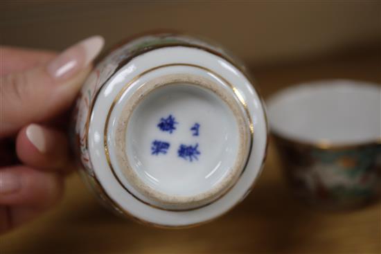 A Japanese tea set